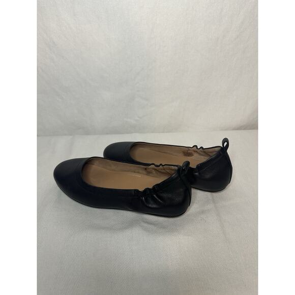 FITFLOP Allegro Black Leather Ballet Flats Women's Sz 7.5 (VGC) - Picture 4 of 7